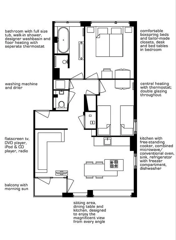 Lejlighed Mycitylofts - Skyline Suite Rotterdam